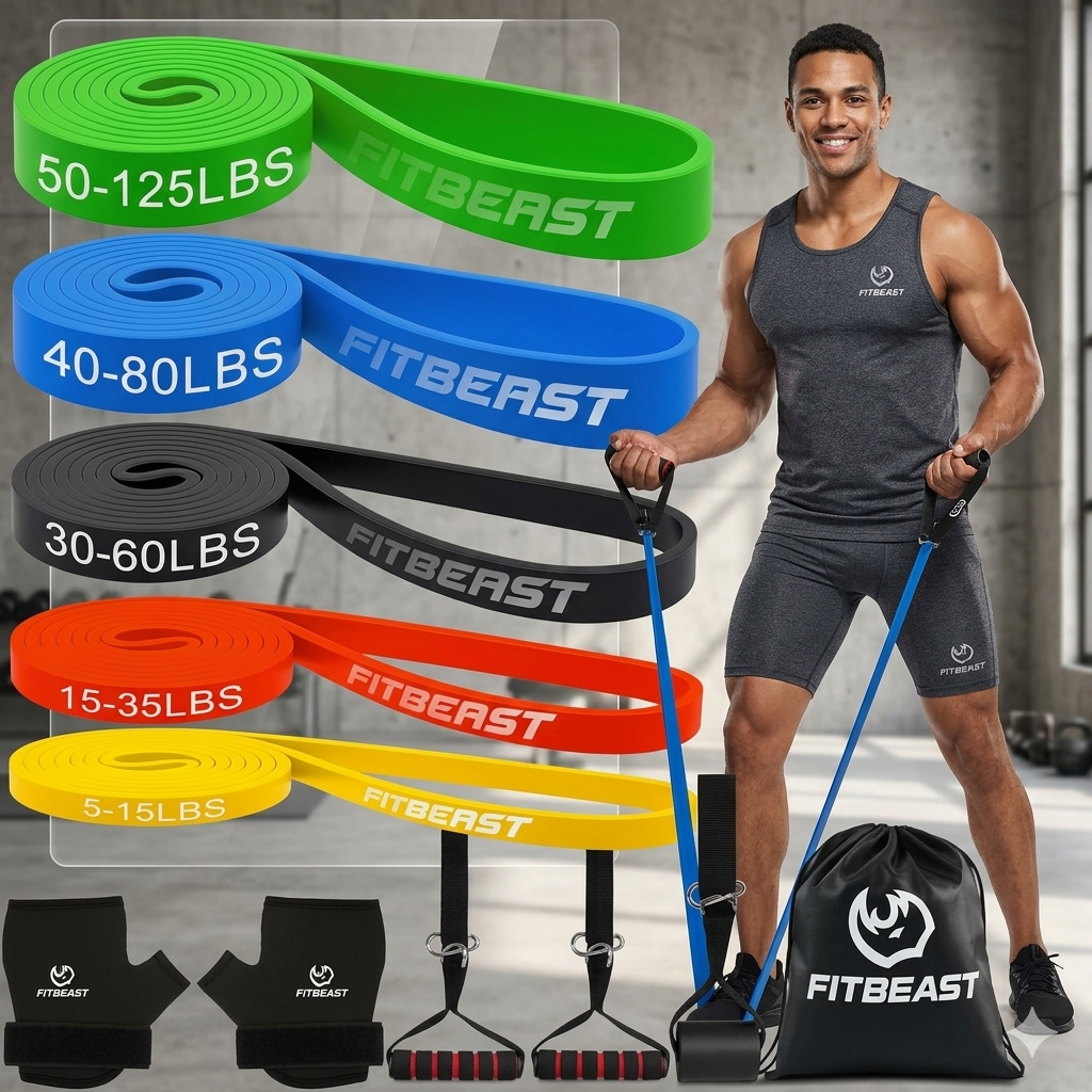 FitBeast Resistance Bands Set