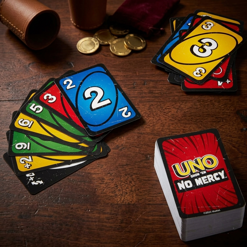 Mattel Games UNO Show ‘Em No Mercy Card Game