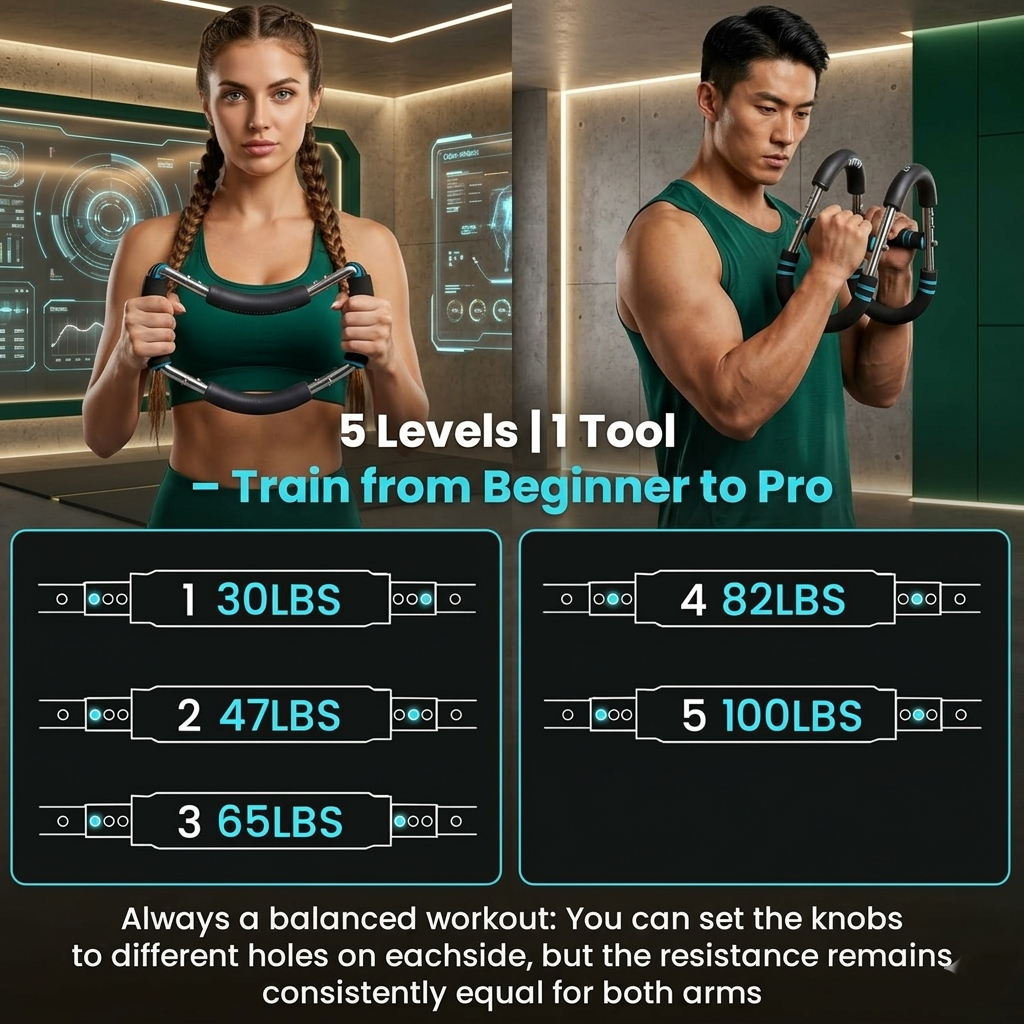 Adjustable Twister Arm Trainer – 30-100lb